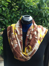 Wayi Bamboo light weight  scarf ink printing