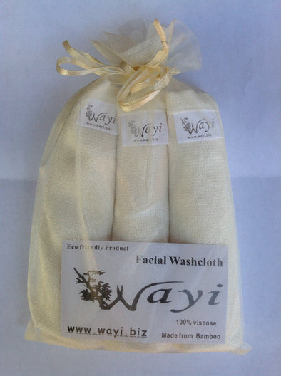 Ultra soft Wayi Bamboo washcloth set