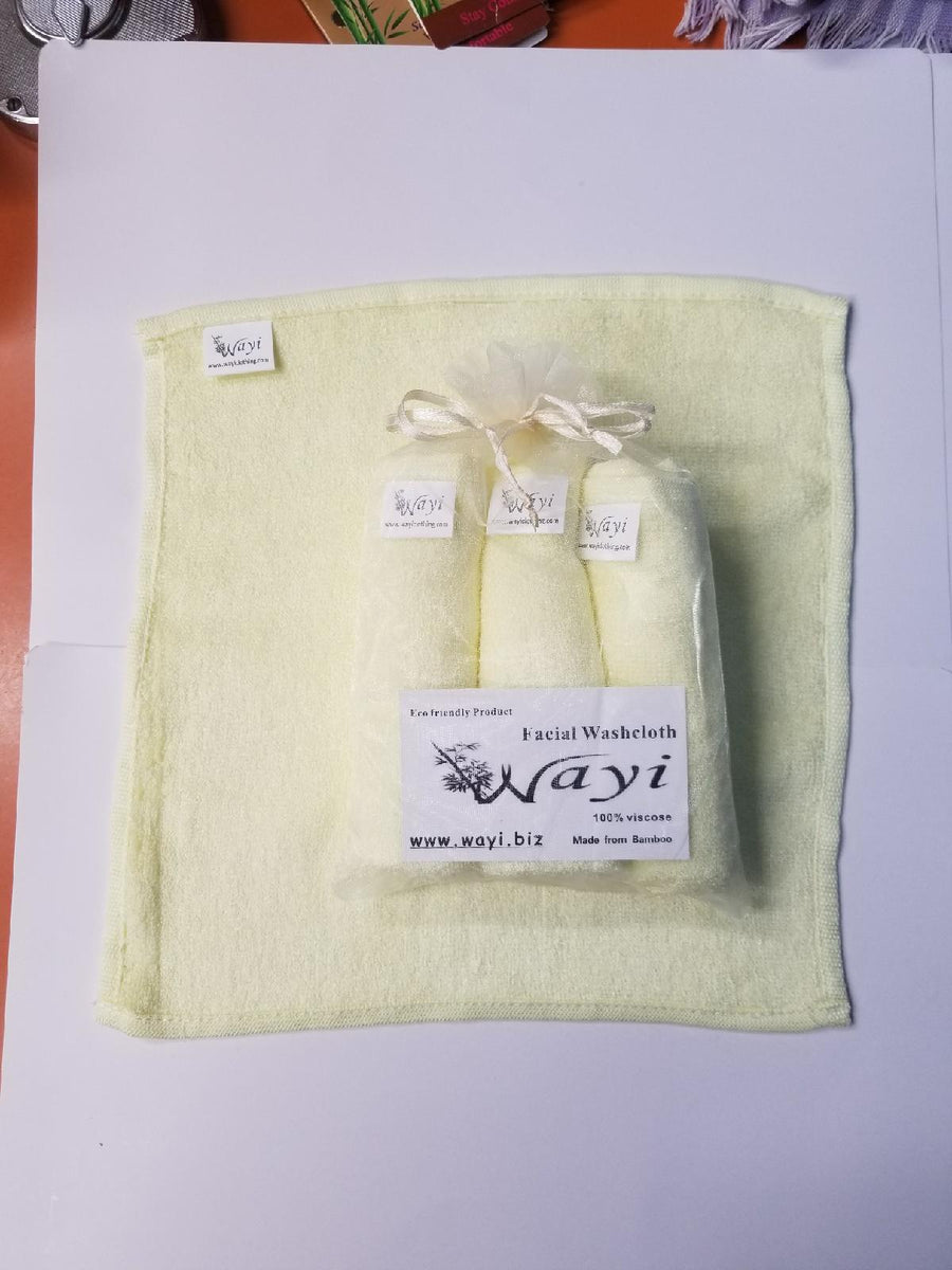 Ultra Soft Bamboo Washcloth Set | Eco-Friendly Bamboo Home – Wayi Bamboo