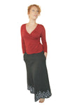Women Wayi Bamboo long flower skirt