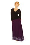 Women Wayi Bamboo long flower skirt