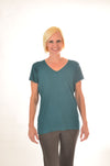Women Wayi Bamboo V-neck T-shirt