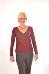 women Wayi Bamboo V-cross top