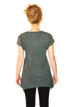 Women Wayi Bamboo split sleeve dress top