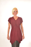 Women Wayi Bamboo split sleeve dress top