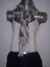 Wayi Bamboo light weight " Grey block" scarf