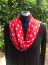 Wayi Bamboo light weight " Red Sparkle" scarf