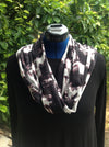 Wayi Bamboo light weight  scarf ink printing