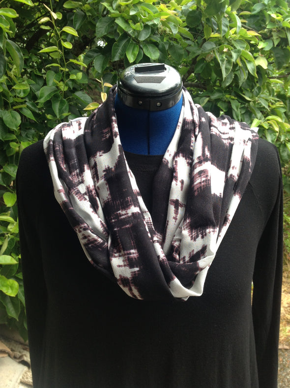 Wayi Bamboo light weight  scarf ink printing