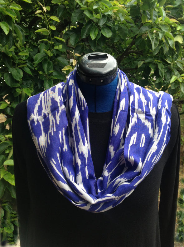 Wayi Bamboo light weight " Jewel Blue" scarf